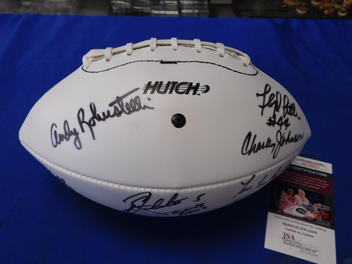 NFL Denver Broncos Floyd Little Autographed Football Atlantic City Resorts - Picture 4 of 12