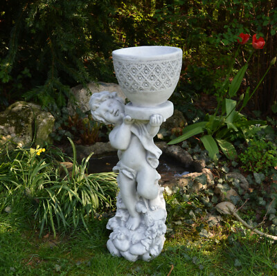 Pflanzkorb Junge Blumengefäß Blumentopf  66 cm 23 kg 2 Liter Beton frostsicher