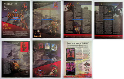 Guardians CCG Card Game FPG 1995 Trade Print Magazine Ad Poster ADVERT ...