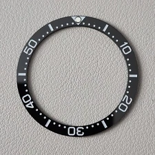 Bezel Insert Black Turtle Ceramic / Flat C3 Low PIP