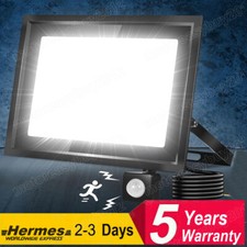 LED Floodlight PIR Motion Sensor Light Outdoor Garden Flood Security Wall Lamp