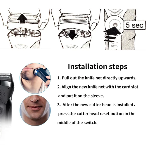 Braun Shaving Head Cartridge 32S Series 3 Combo Pack 3040s,3030s,3050cc,395cc .SWEGJOL - Picture 14 of 15