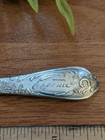 TEA SPOON - Engraved " EBPONA " Vintage Antique RUSSIAN RUSSIA USSR Melchoir MHU — photo 2