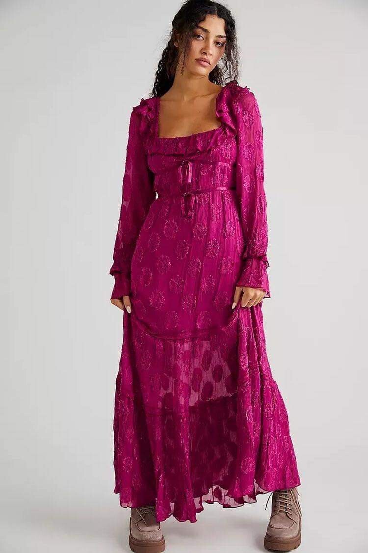 free people yara maxi dress Yara Maxi Dress at Free People in Dreamy Mulberry, Size: S