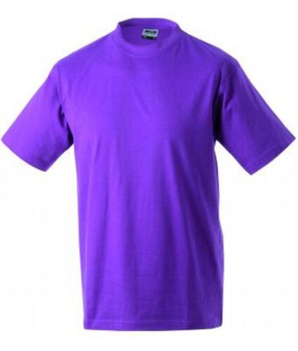 James & Nicholson Round T-Shirt Heavy, Kurzarm Rundhals Shirt Baumwolle JN002 - Bild 34 von 43