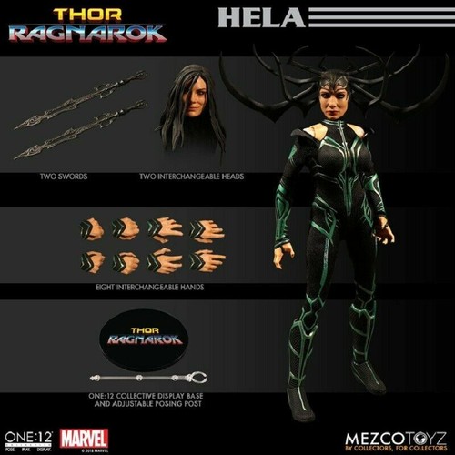 Mezco One:12 Marvel Thor Ragnarok Hela 1/12th New Action Figure Hot Toy In Stock