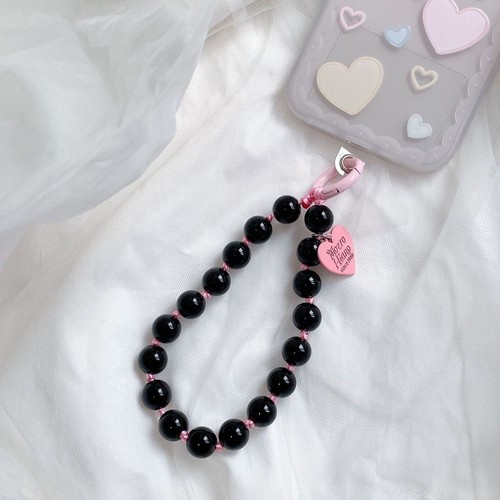 Fashion Phone Lanyard Colorful Beaded Pendant Lanyard Phone Wrist Strap - Photo 10 sur 20
