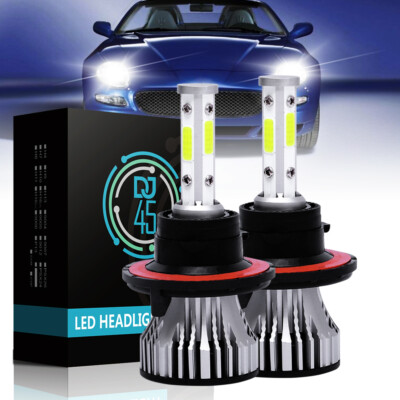 #ad #ad HB5 9007 COB LED Headlight Bulbs Conversion Kit High Low Beam 6000K Super White $13.30