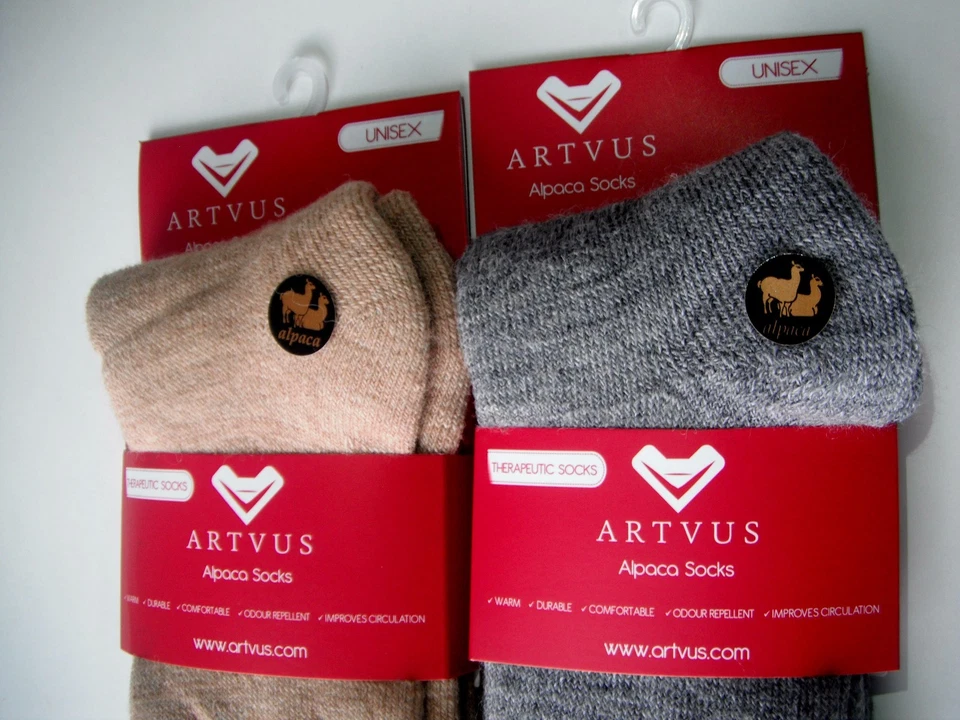 PREMIUM Calcetines Lana Alpaca (Calcetines de Supervivencia)(Terapéuticos) UNISEX S/M/L Muchos Colores Foto 4 de 4