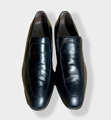 trumpet black belgian loafers