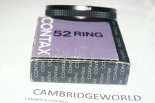 CONTAX 52mm RING METAL NEW in ORIGINAL CONTAX FACTORY BOX