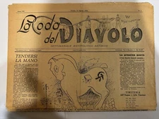 newspaper LA CODA DEL DIAVOLO August 1945 trieste period war