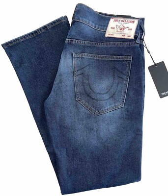 TRUE RELIGION デニム BILLY WESTERN FLAP BOOTCUT JEAN - ACANTO MEDIUM WASH | True