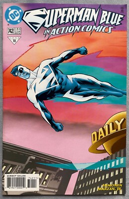 Superman Blue in Action Comics #742, DC Comics 1998, VF