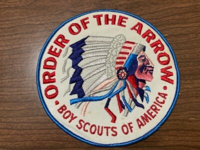 Boy Scouts of America Order of the Arrow 6'' Diameter Jacket Patch -mid-1950's