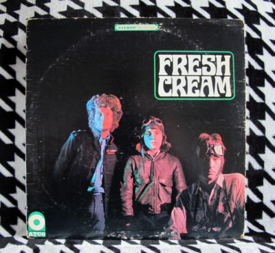 Cream : Fresh Cream 1966 Rock LP Vinyl Record SD 33-206 (Grade G)