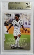 2018 Topps Stadium Club MLS #21 Alphonso Davies Rookie Card RC BGS 9.5 Gem Mint