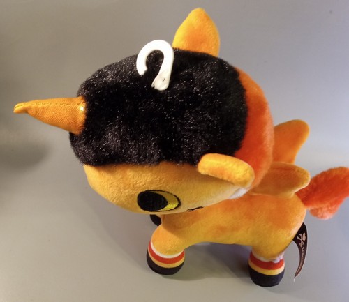 Tokidokl Einhorn Halloween Plüsch. Candy Corno. Aurora Welt. 7" hoch - Bild 2 von 8