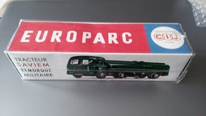 Tracteur Saviem Avec Remorque Militaire - CIJ - Neuf