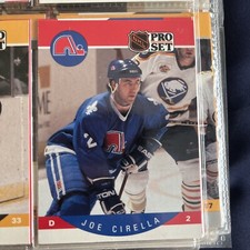 1990-91 NHL Pro Set Joe Cirella Quebec Nordiques #243