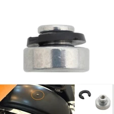 Silver Rear Fender Seat Bolt Mount Nut For Harley Electra Road Glide 1996-2024