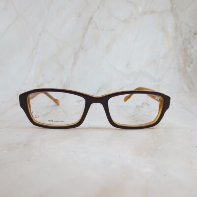 Viacom Spongebob SquarePants Urchin Eyeglasses Frame Men's Brown Rectangular 125
