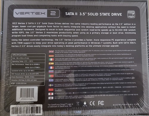 OCZ | Vertex 2 Series | 90GB | 3.5 " | SSD Solid State Disk Drive SATA II - Picture 2 of 2