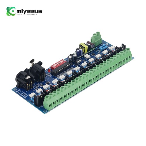 Thyristor DMX512 DMX Dimmer 110-220V f/ Lamp Bulb Incandescent Lamp Dimmer 12CH - Picture 5 of 6
