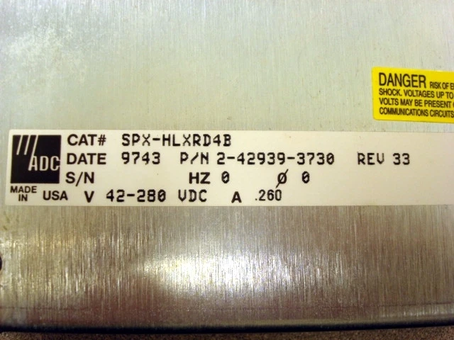 USED ADC SPX-HLXRD4B Soneplex HDSL Module - Image 4 of 4