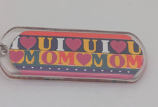 I LOVE U MOM Keyring