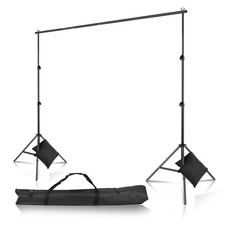 Kshioe 10ft Adjustable Background Support Stand Photography Video Backdrop Kit