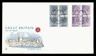 DR WHO 1981 GB FDC QEII BLOCK COMBO MERCURY CACHET M72348