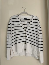 NWT GAP Striped Cardigan Button Size S