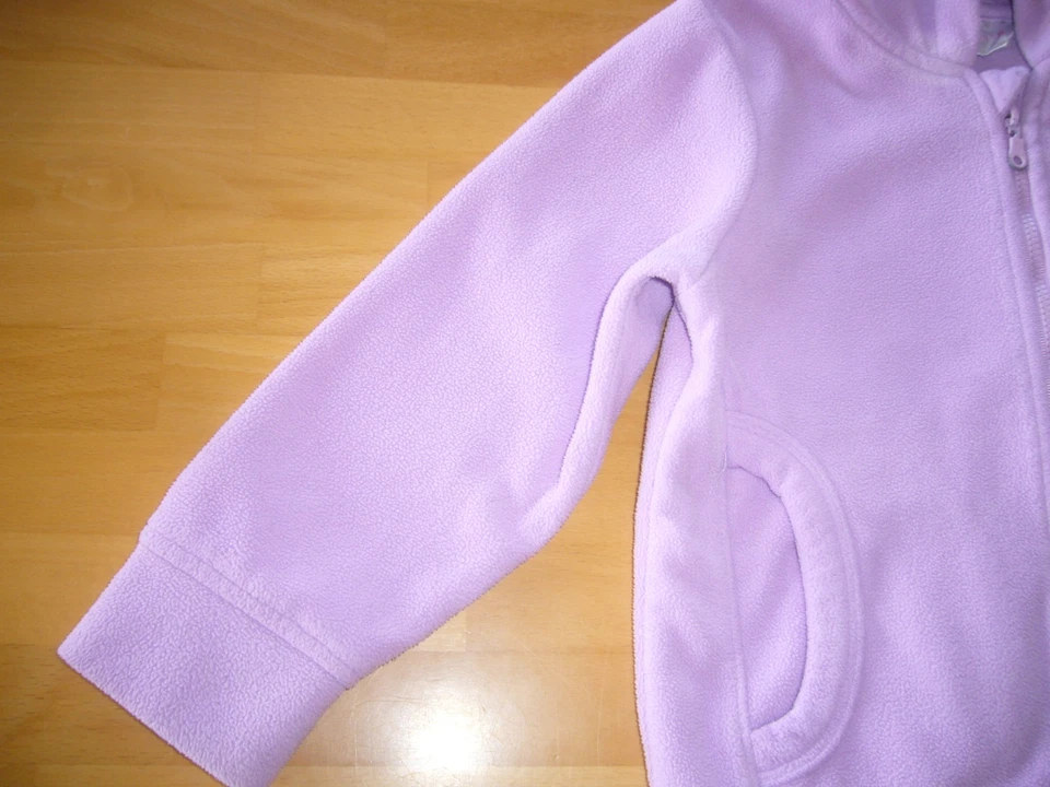 impidimpi Mädchen Sweatjacke Gr. 98/104 mit Kapuze - Bild 4 von 4