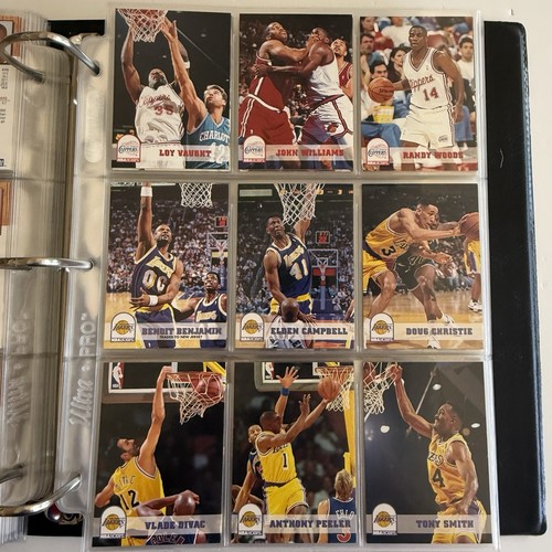 🏀1993-94 NBA HOOPS Series 1 Set of 300 Cards in Collectors Album/2 Jordans+ - Picture 21 of 22