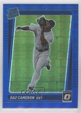 2021 Panini Donruss Optic Rated Rookie Blue Pandora Prizm 23/99 Daz Cameron ut4