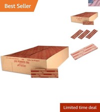 Flat Coin Wrapper, Penny .50 Cent Red Rolls 250 pcs