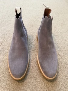 common projects chelsea tobacco 41 GREY BOOT SUEDE Men's US 8 3778 41 5672 grain Italian calf leather upper gives richness and depth Common Projects Common Projects Chelsea