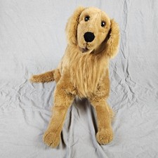 Melissa  Doug Golden Retriever Plush Dog 30  Life-Size Stuffed Animal - Retired