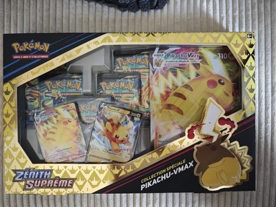 Pokémon JCC Zénith Suprême Collection Spéciale Pikachu VMAX FR - Photo 1/2