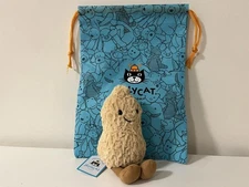Jellycat AMUSEABLE PEANUT Authentic Soft Plush Toy Fun CUTE Food Collectible NWT