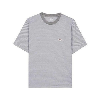 Danton Kurzarm Innen T-Shirt Grau X Weiß SS26 Damen 158360007 [U]
