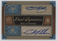 2012 SP Signature Edition Dual Signatures Brian Matusz Chris Tillman Auto 10j2