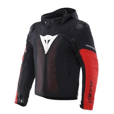 Motorcycle Jacket Fabric Man Dainese Super Sprint Air Black/White/Red - Photo 1/3