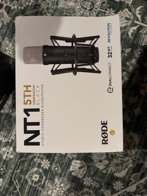 Rode NT1 5th Gen Condenser Microphone DualConnect Black