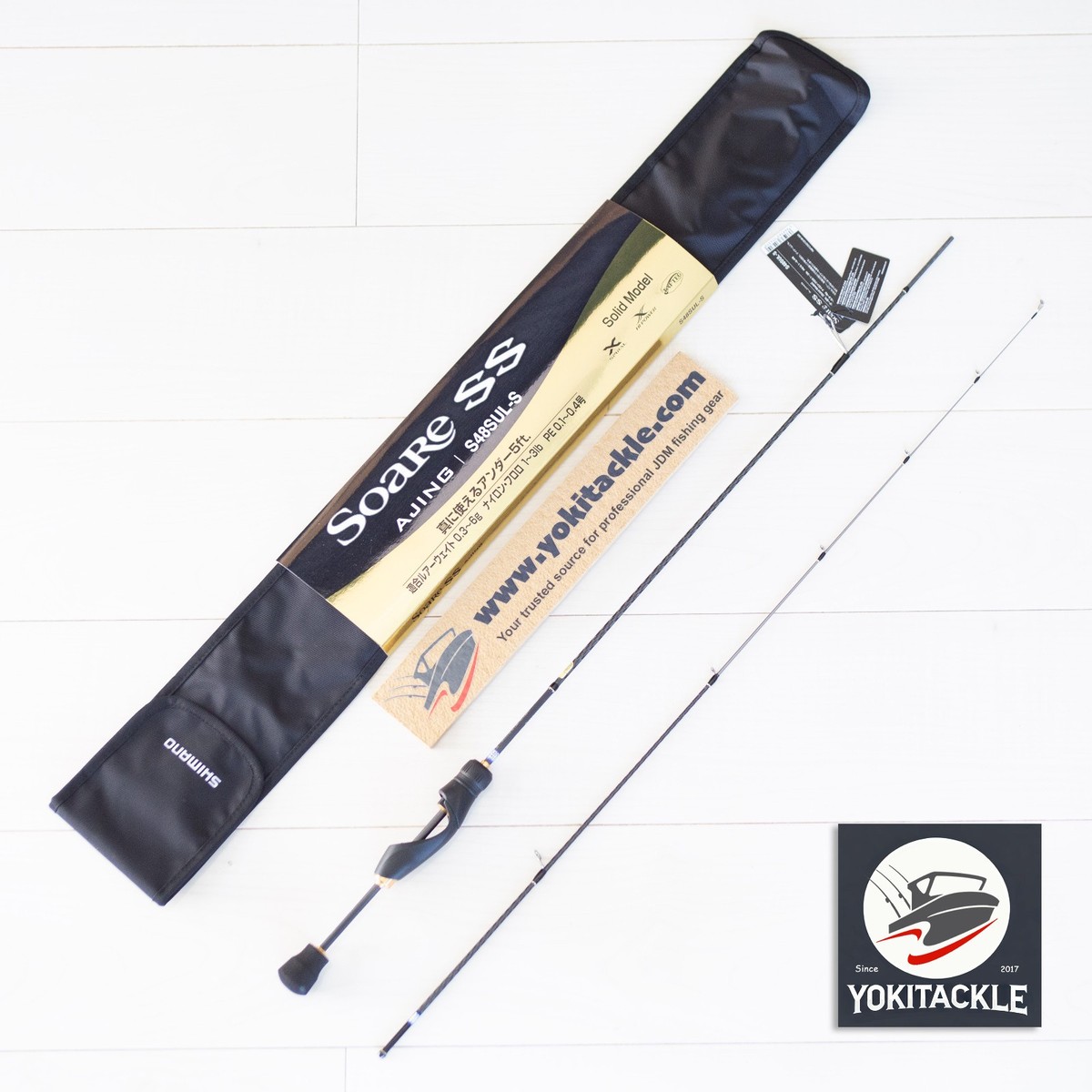 Shimano Soare SS Ajing S48SUL-S Light game Spinning Rod | eBay