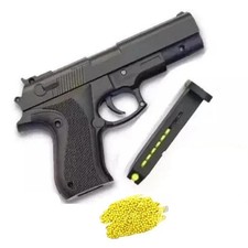 Toy Mouser Gun | Free 8+ Reusable BB Bullets | Complete Mouser Air Pistol, FS