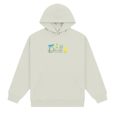 Dime MTL klassischer Kapuzenpullover Kreuzstich anthrazit Meermoos schnelle kostenlose Lieferung innerhalb UK