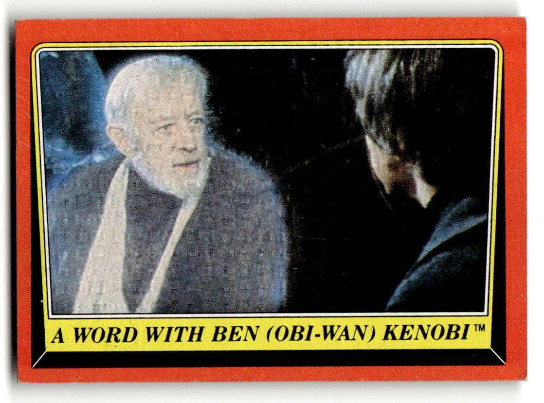1983 Topps Star Wars: Return of the Jedi #59 A Word with Ben (Obi-Wan) Kenobi