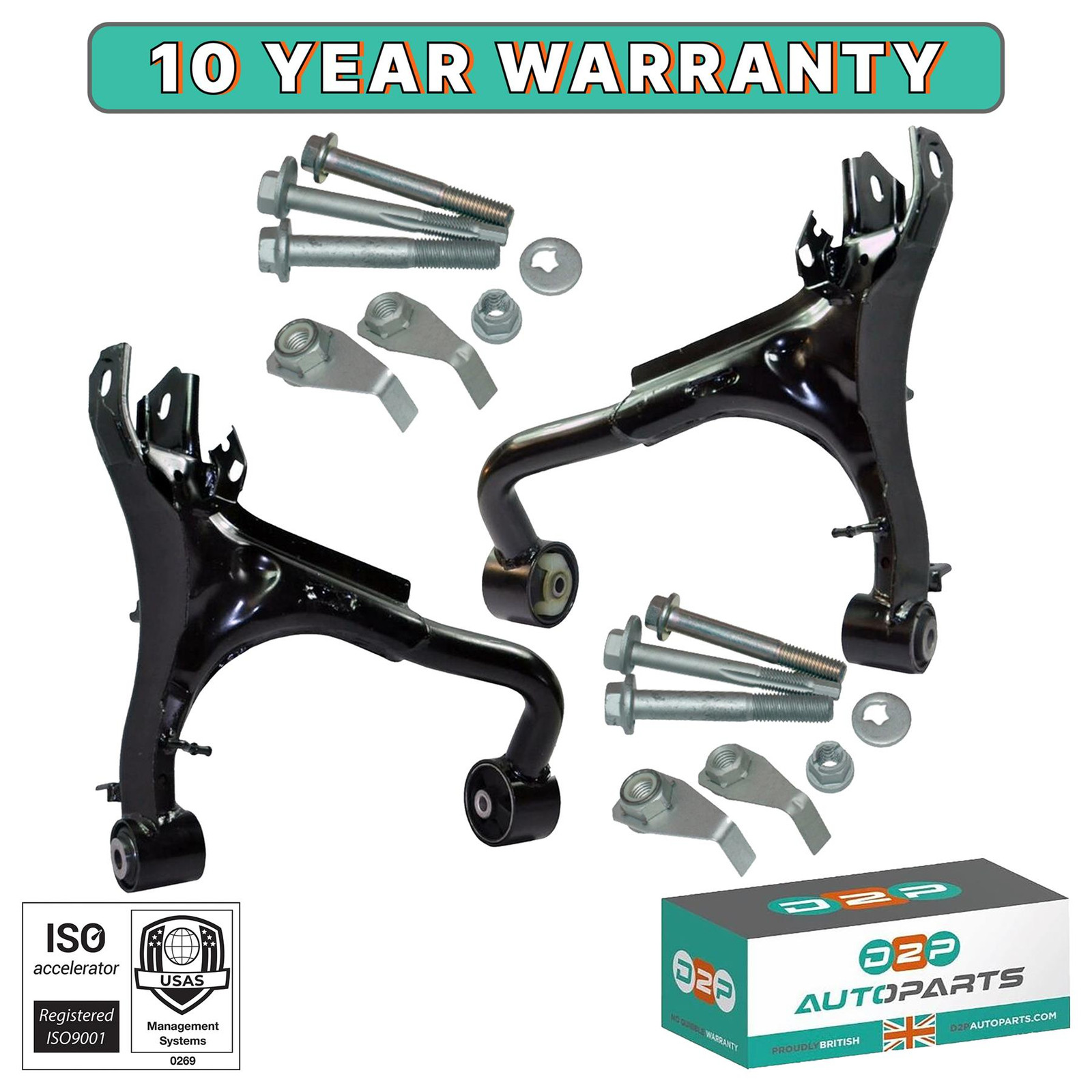 REAR UPPER LH RH WISHBONE CONTROL ARMS WITH FITTINGS  KIT FOR DISCOVERY 3/4 L319